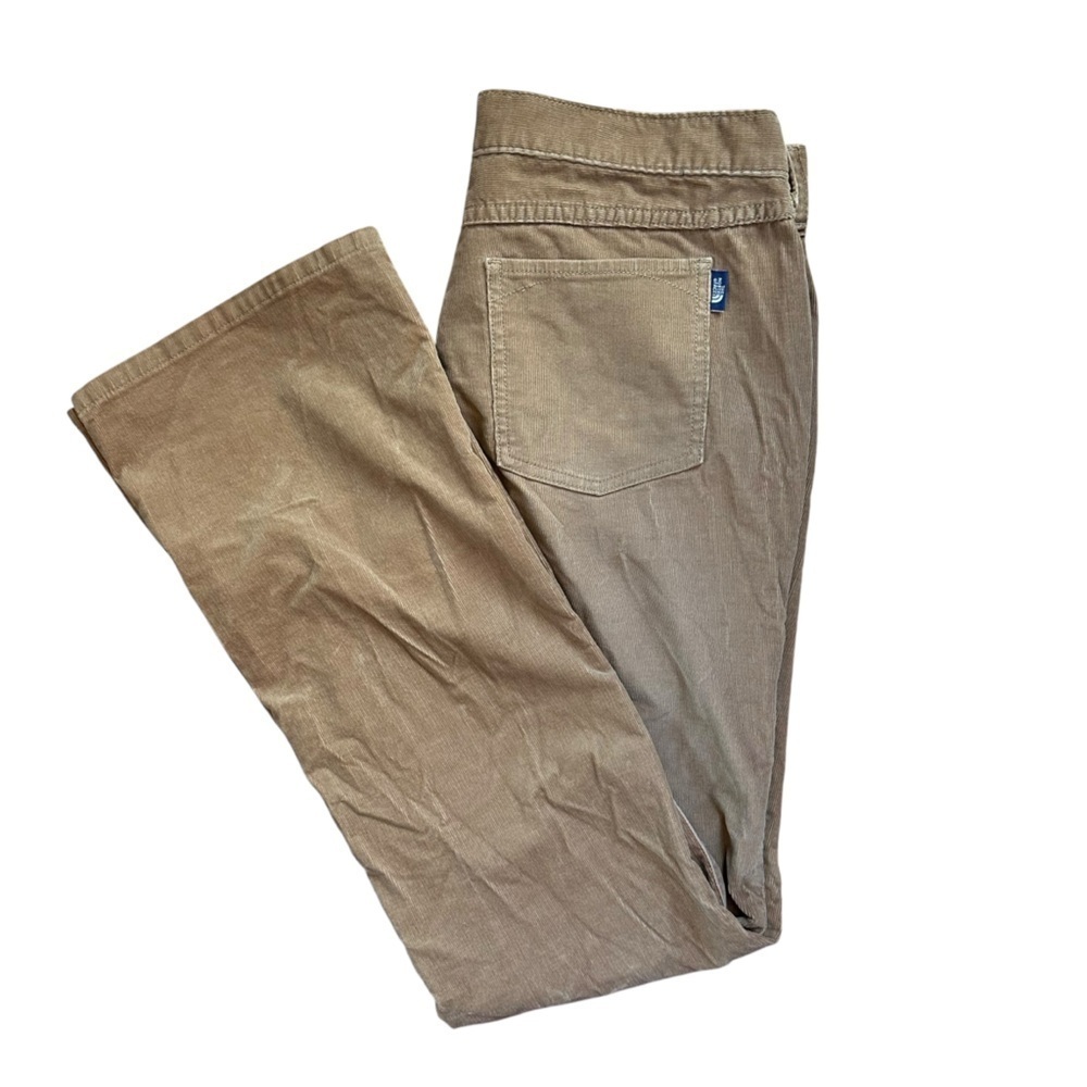 North Face Corduroys Women’s Bootcut Brown Tan Sz 10 - Picture 2 of 4
